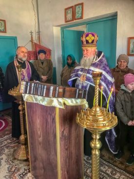 Божественная литургия в с. Скадовка
