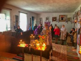 Божественная литургия в с. Ивановка
