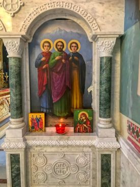Освящение иконы святых мучеников Инны, Пинны и Риммы для нашего храма