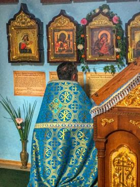 Божественная литургия в день обретения чудотворной иконы Божией Матери «Мати Молебница»