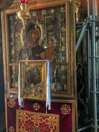Освящение икон Божией Матери на Святой Горе Афон для нашего храма