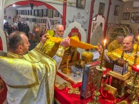 Божественная литургия в Свято-Георгиевском храме