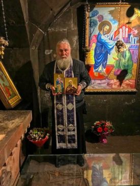 Освящение икон в Армении для нашего храма