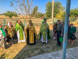 Храмовый праздник в с. Строгановка в день 30-летия возобновления богослужений