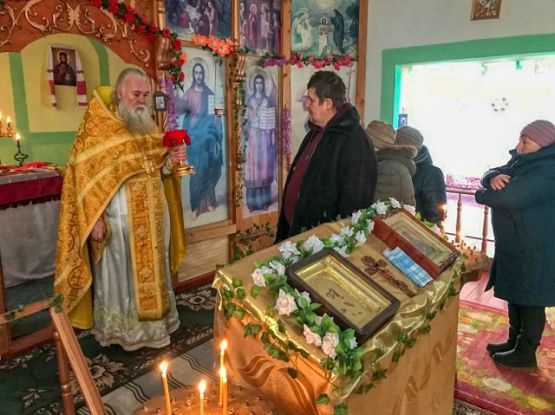 Божественная литургия в с. Маркеево