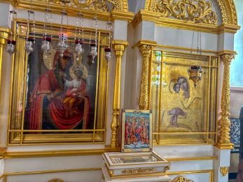 Освящение иконы Божией Матери «Царица Цариц» на Святой Земле