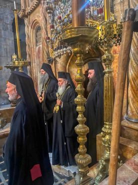 Освящение иконы Божией Матери «Царица Цариц» на Святой Земле
