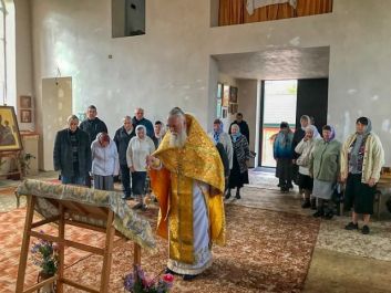 Встреча иконы святого мученика Вонифатия с частицей его святых мощей