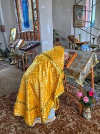 Встреча иконы святого мученика Вонифатия с частицей его святых мощей