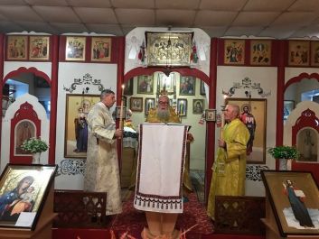 Божественная литургия в Свято-Георгиевском храме