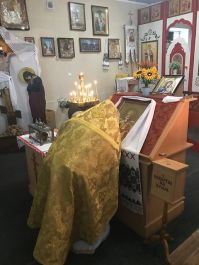 Божественная литургия в Свято-Георгиевском храме