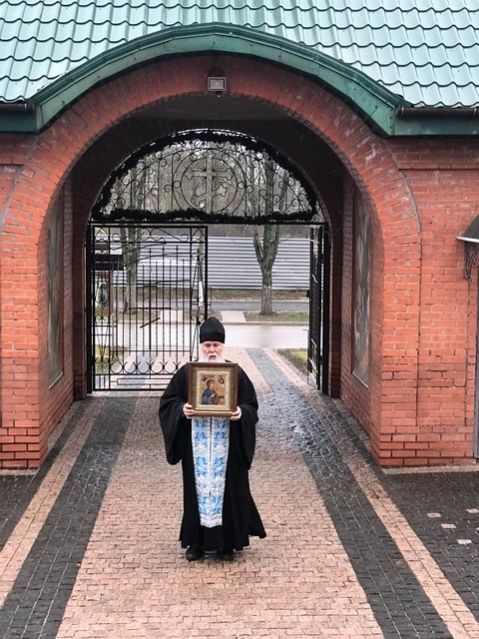 Встреча иконы Божией Матери Агиосоритисса (Заступница)