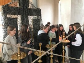Учащиеся и педагоги Асканийской школы посетили храмовый комплекс