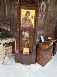 Освящение икон на Святой Горе Афон для нашего храма