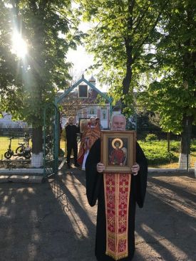 Архиерейская служба в Георгиевском храме п. Чаплинка