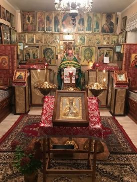 Ночная Божественная Литургия в день преставление преподобного Сергия, игумена Радонежского, чудотворца