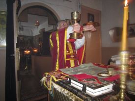В воскресенье, 4 февраля, в Неделю Торжества Православия, в храме св. вмч. Димитрия Солунского отцом Иоанном была отслужена Божественная литургия